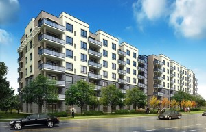 Killam Properties Inc. has begun construction of Saginaw Gardens, a 122-unit luxury apartment building in Cambridge, Ontario. (CNW Group/Killam Properties Inc.)
